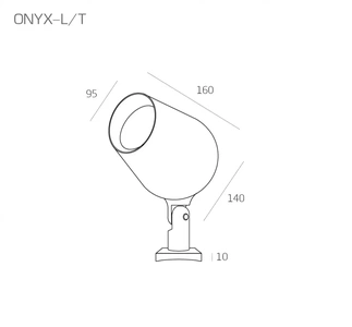 Изображение Архитектурный уличный светодиодный светильник серии ONYX L18T