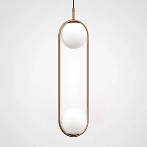 Изображение Подвесной Светильник Hoop Duo Бронза By Imperiumloft