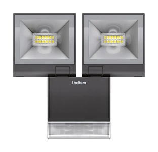 Изображение Прожектор уличный с датчиком движения Theben theLeda S20 W BK (1020934)