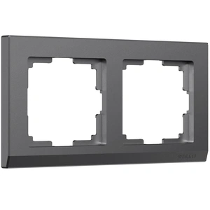 Изображение Рамка на 2 поста Stark (графит матовый) W0021864