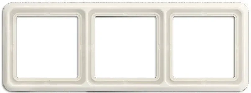Изображение Рамка тройная, горизонтальная/вертикальная, Jung CD 500, слоновая кость CD583W CD 500