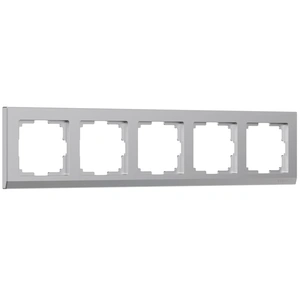 Изображение Рамка на 5 постов (серебряный) W0051806