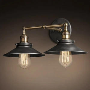 Изображение Бра Loft Cone 20Th C.factory Filament  Pendant Double By Imperiumloft