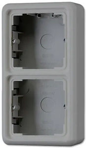Изображение Коробка двойная для накладного монтажа CD серый CD582AGR CD 500