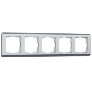 Изображение Рамка на 5 постов (серебряный) W0052106