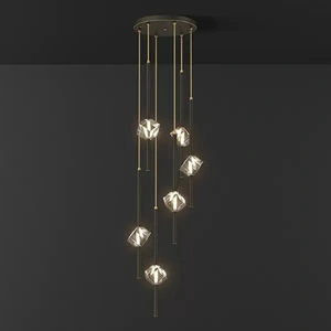 Изображение Подвесной Светильник Socrates B Combo L6 Black By Imperiumloft