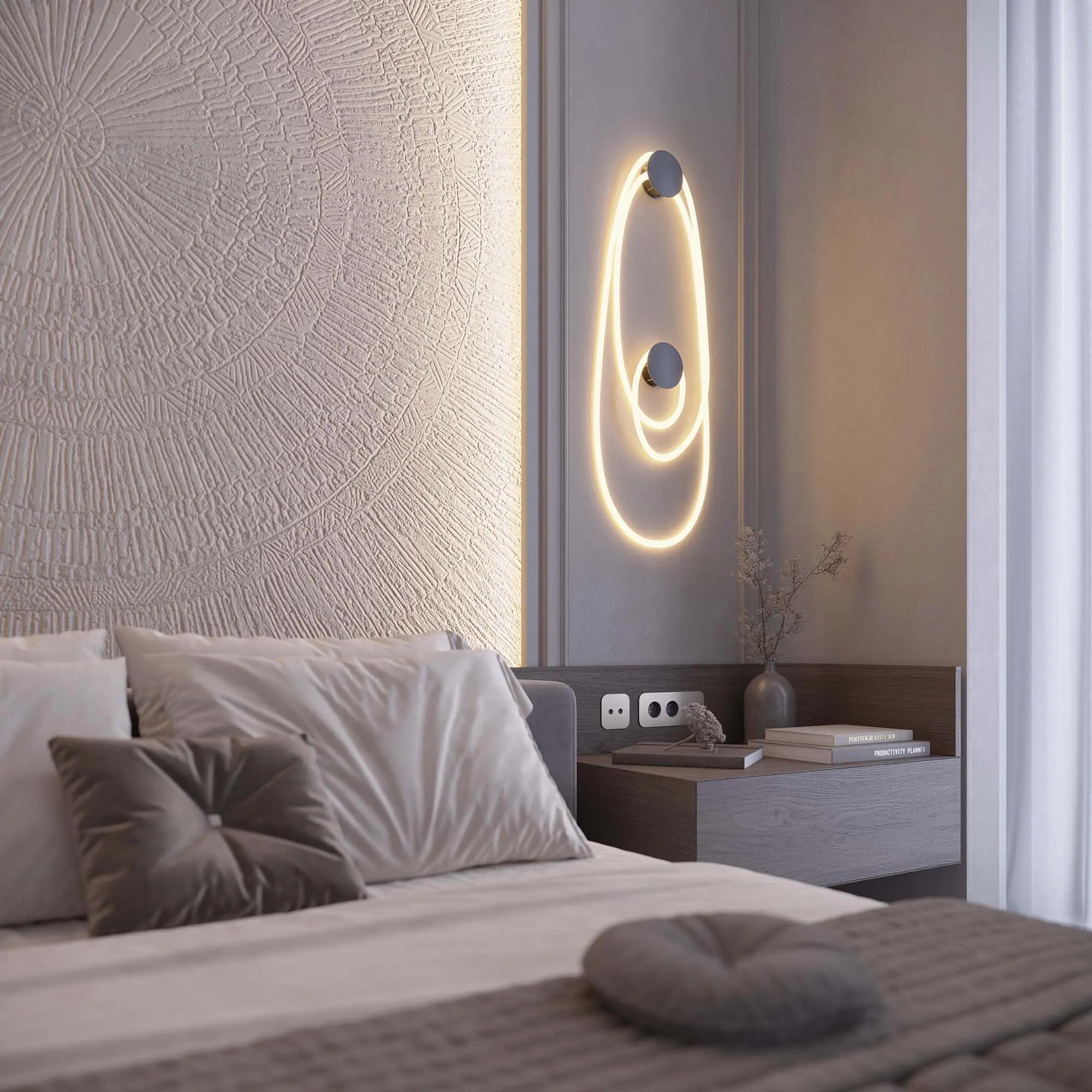 Крепление MOONLIGHT-BASE-ROUND-D25-M Black (Arlight, Металл) - Изображение