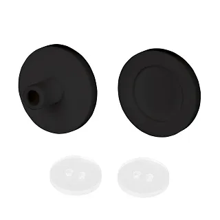 Заглушка ARL-MOONLIGHT-ROUND-25-CAP-SIDE-SET-BLACK (Arlight, Силикон) - Изображение