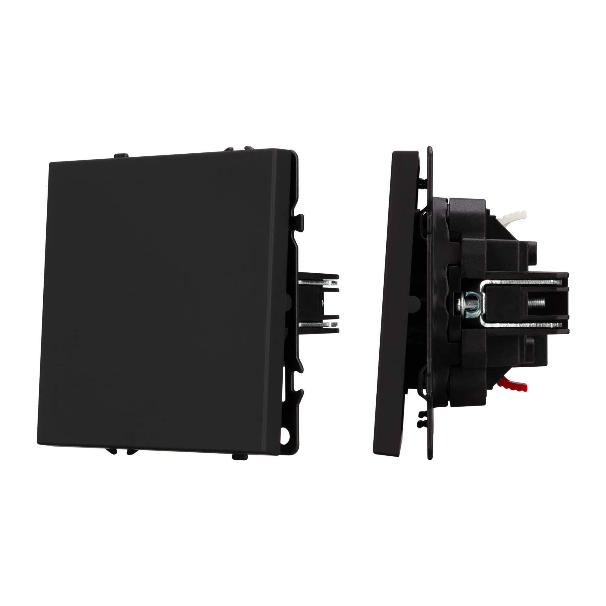 Механизм выключателя одноклавишный проходной SWT-NOBE-MKP1-SFPL-BK (230V, 10A) (Arlight, -) - Изображение