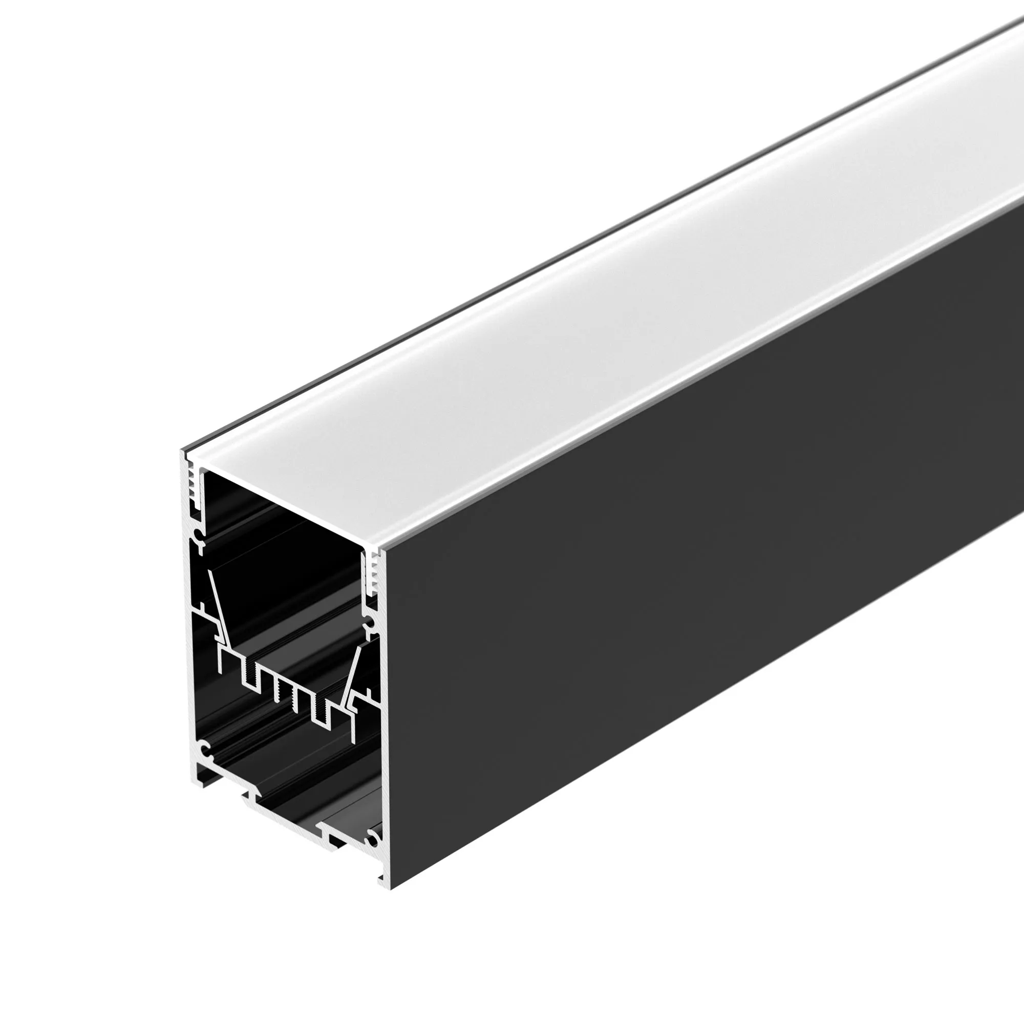 Профиль IP-LINE-5475-2000 BLACK (Arlight, Алюминий) - Изображение