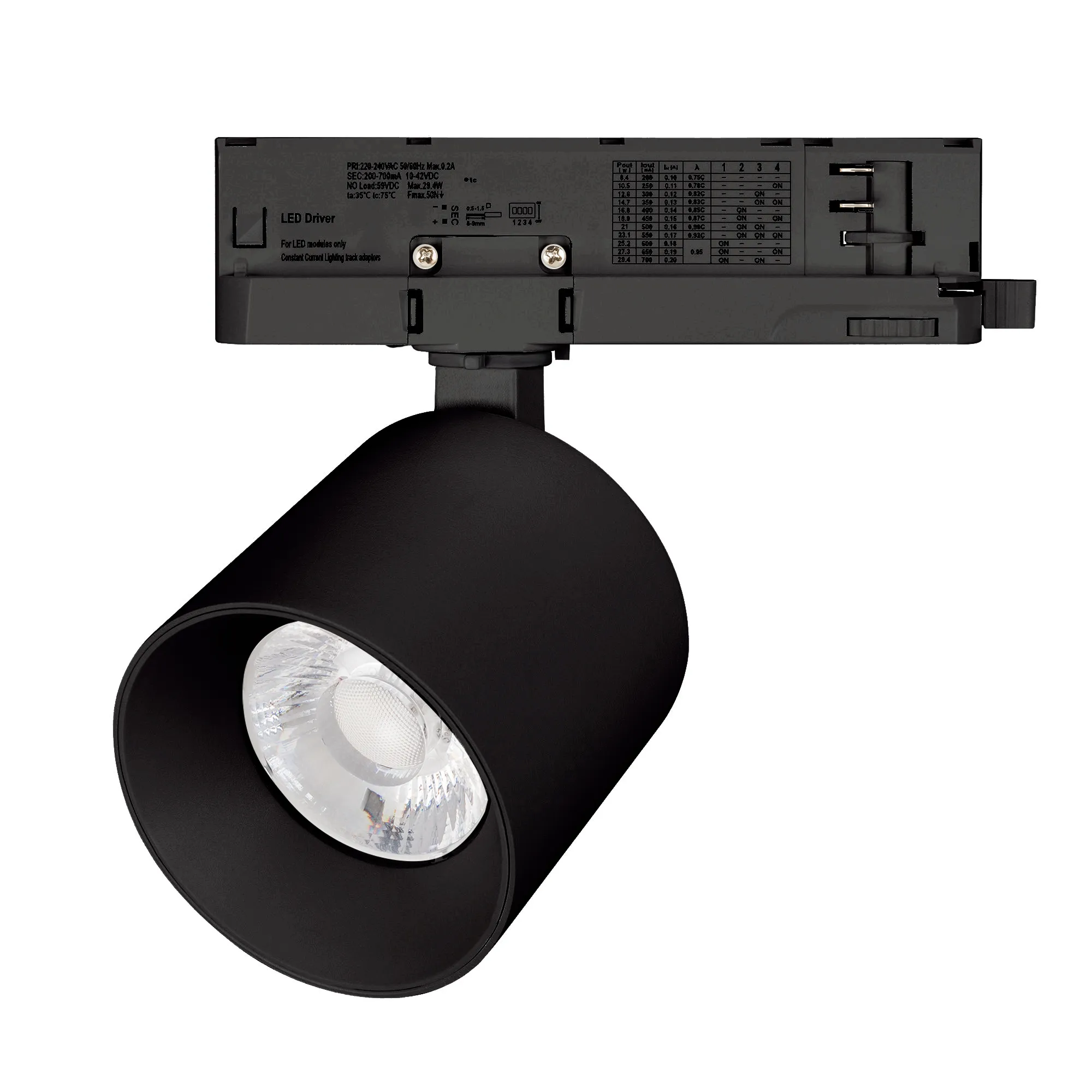 Светильник LGD-DYKE-4TR-R90-26W Day4000 (BK, 20 deg, 230V, TRIAC) (Arlight, IP20 Металл, 5 лет) - Изображение
