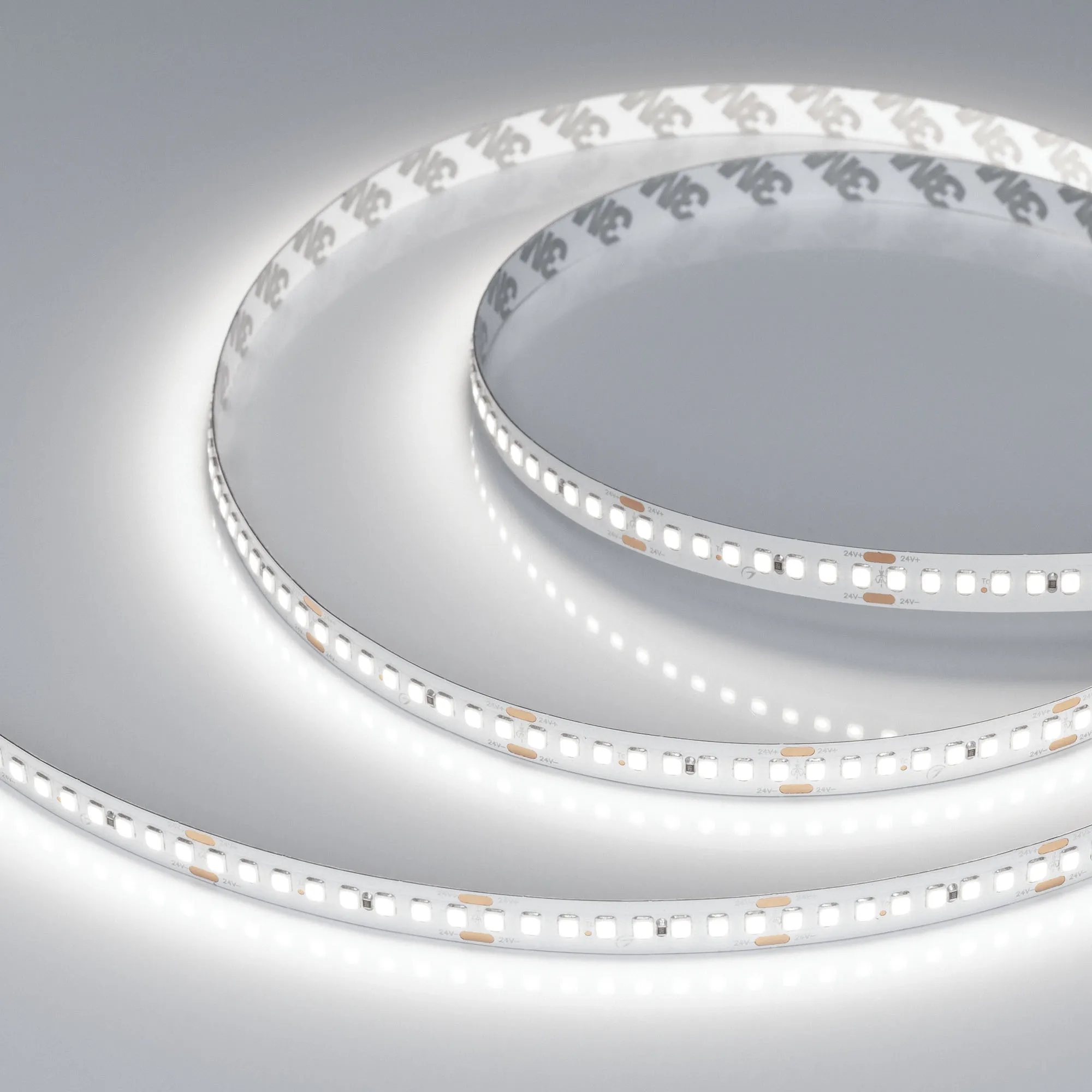 Лента светодиодная RT-A192-10mm 24V White6000 (17.6 W/m, IP20, 2835, 5m) (Arlight, высок.эфф.150 лм/Вт) - Изображение