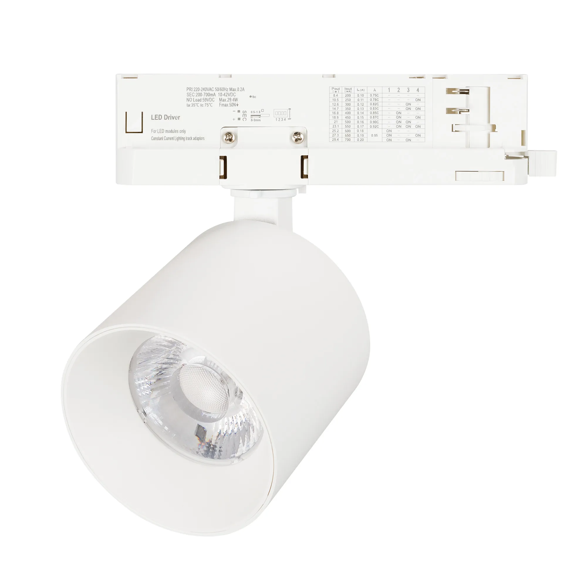 Светильник LGD-DYKE-4TR-R90-26W Day4000 (WH, 38 deg, 230V, TRIAC) (Arlight, IP20 Металл, 5 лет) - Изображение