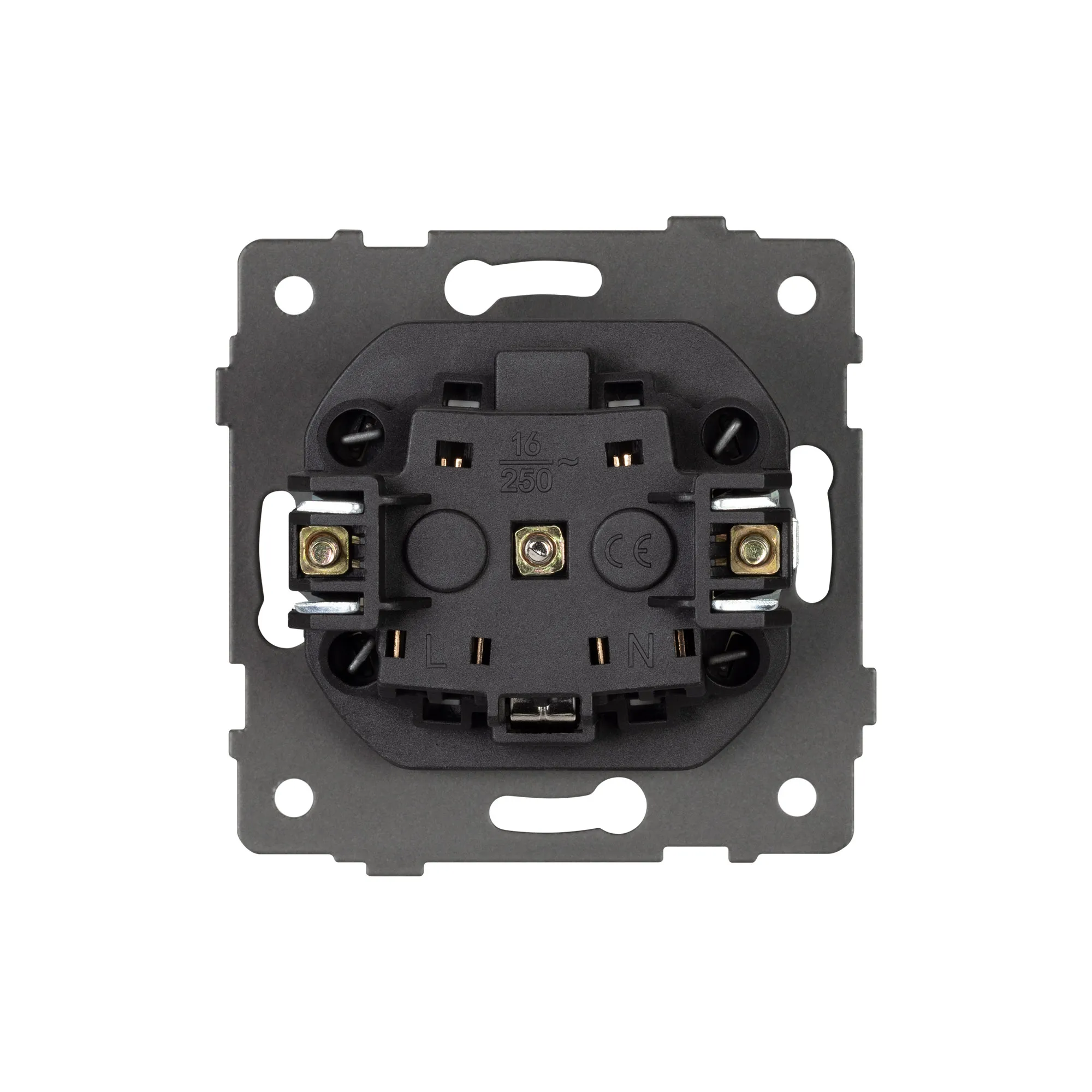 Механизм розетки влагозащищённый SCT-MCP-PL-GR-V (250V, 16A) (Arlight, -) - Изображение