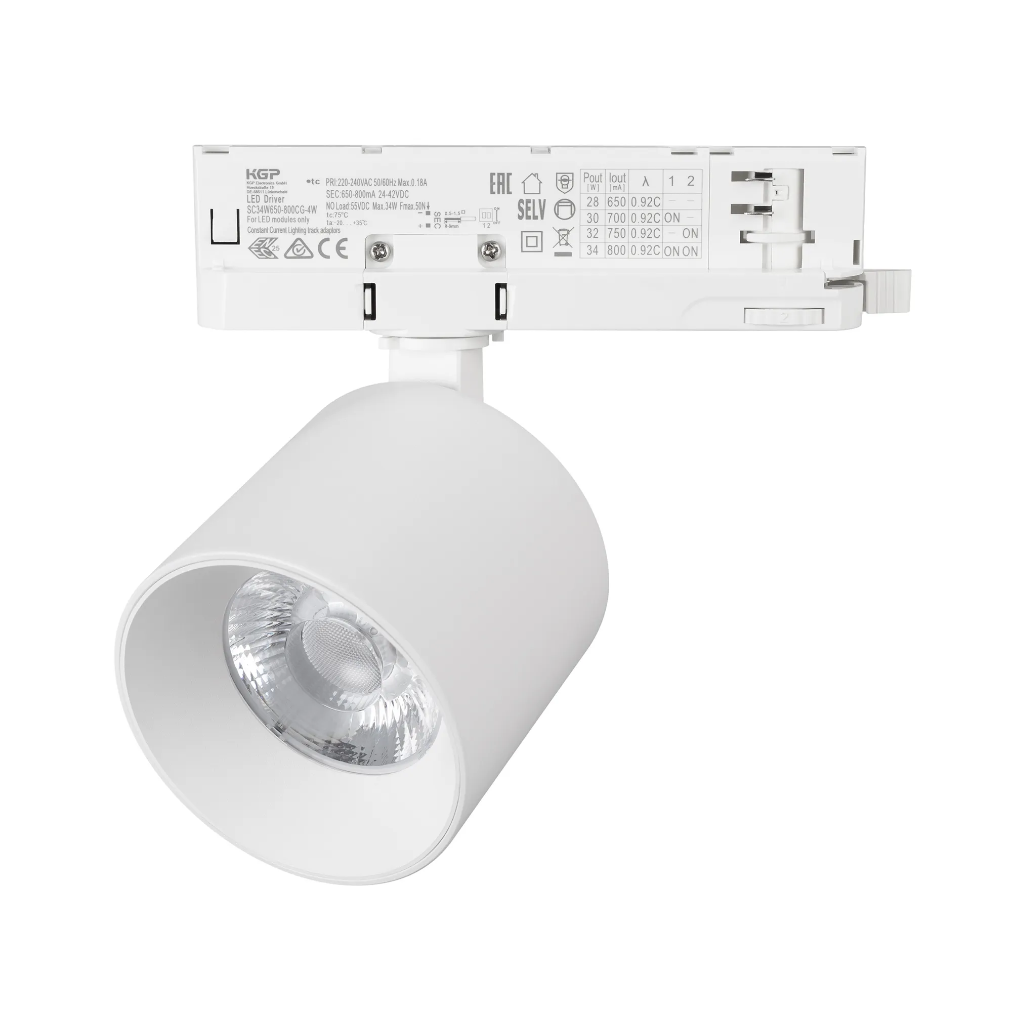 Светильник LGD-DYKE-4TR-R90-26W Day4000 (WH, 20 deg, 230V, DALI) (Arlight, IP20 Металл, 5 лет)