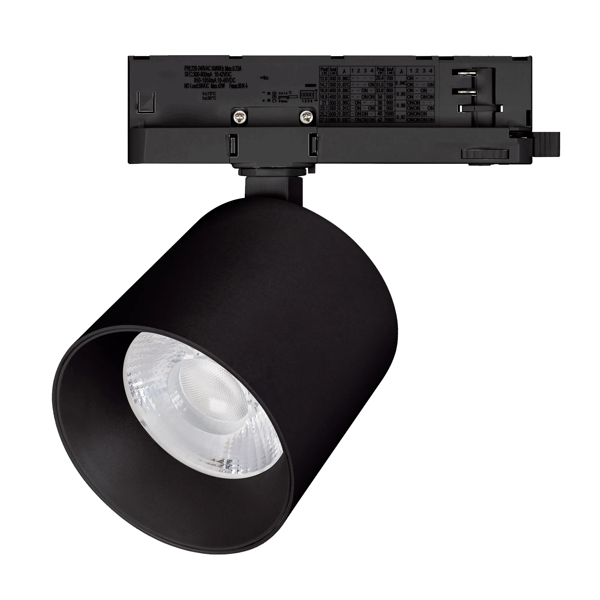Светильник LGD-DYKE-4TR-R100-36W Day4000 (BK, 20 deg, 230V, TRIAC) (Arlight, IP20 Металл, 5 лет) - Изображение