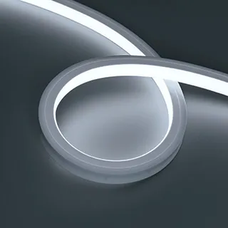 Лента герметичная NOVA-TOP-PU-A120-16x15mm 24V White7200 (10 W/m, IP68, 5m, wire x2) (Arlight, Полиуретан) - Изображение
