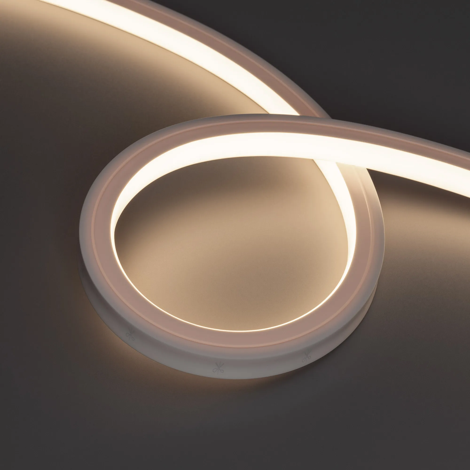 Лента герметичная NOVA-TOP-PU-A120-16x15mm 24V Warm3500 (10 W/m, IP68, 1m, wire x1) (Arlight, Полиуретан) - Изображение
