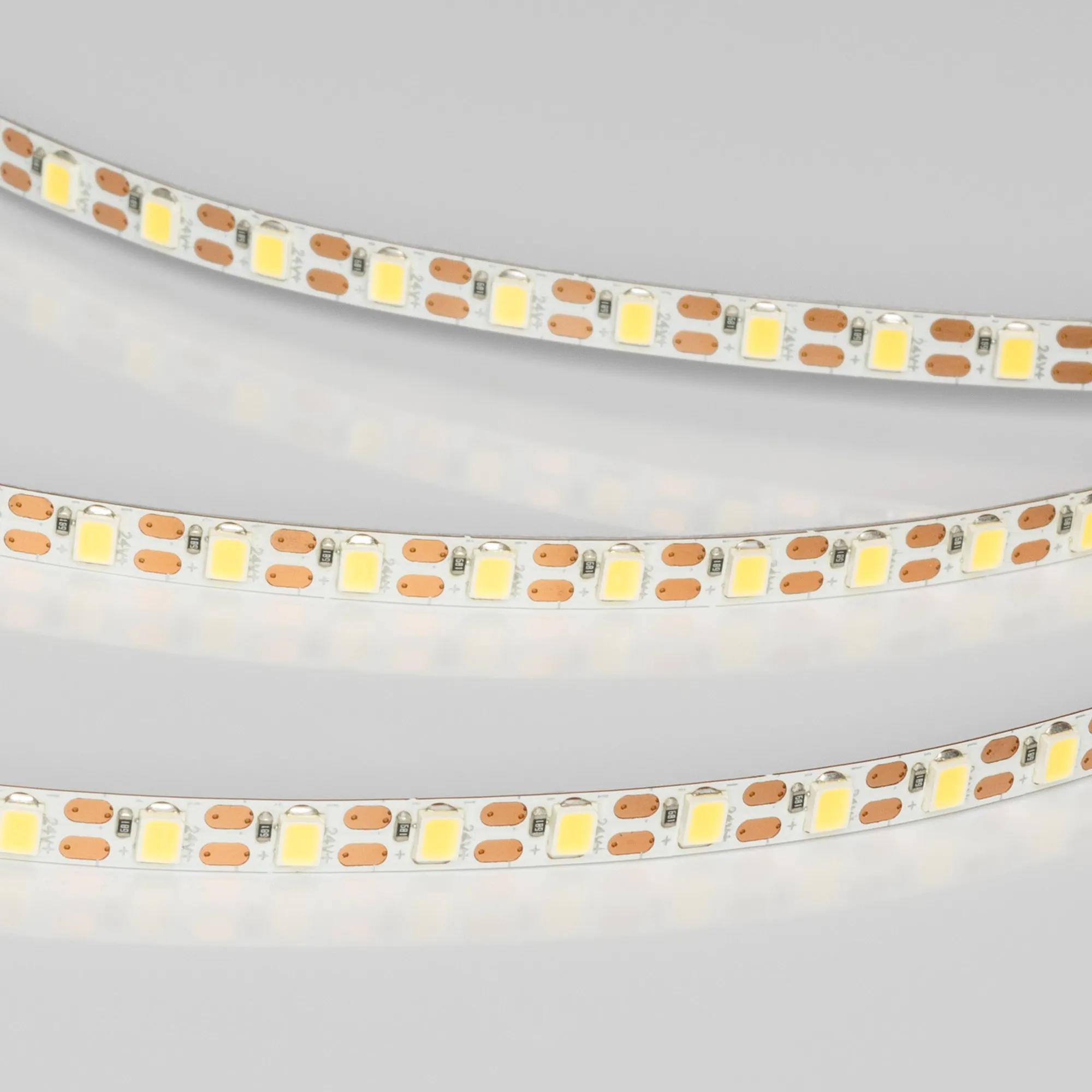 Лента FC-A120-5mm 24V Сool8K-CX1 (10 W/m, IP20, 5m) (Arlight, резка 1 светодиод)