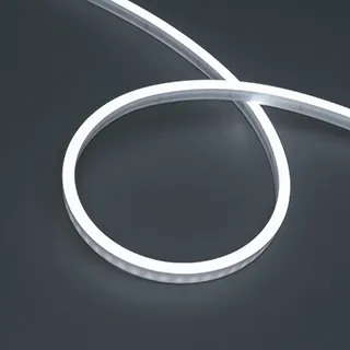 Лента герметичная WAVE-SIDE-PU-A120-06x12mm 24V White5700 (8 W/m, IP68, 5m, wire x2) (Arlight, Вывод боковой, 3 года) - Изображение