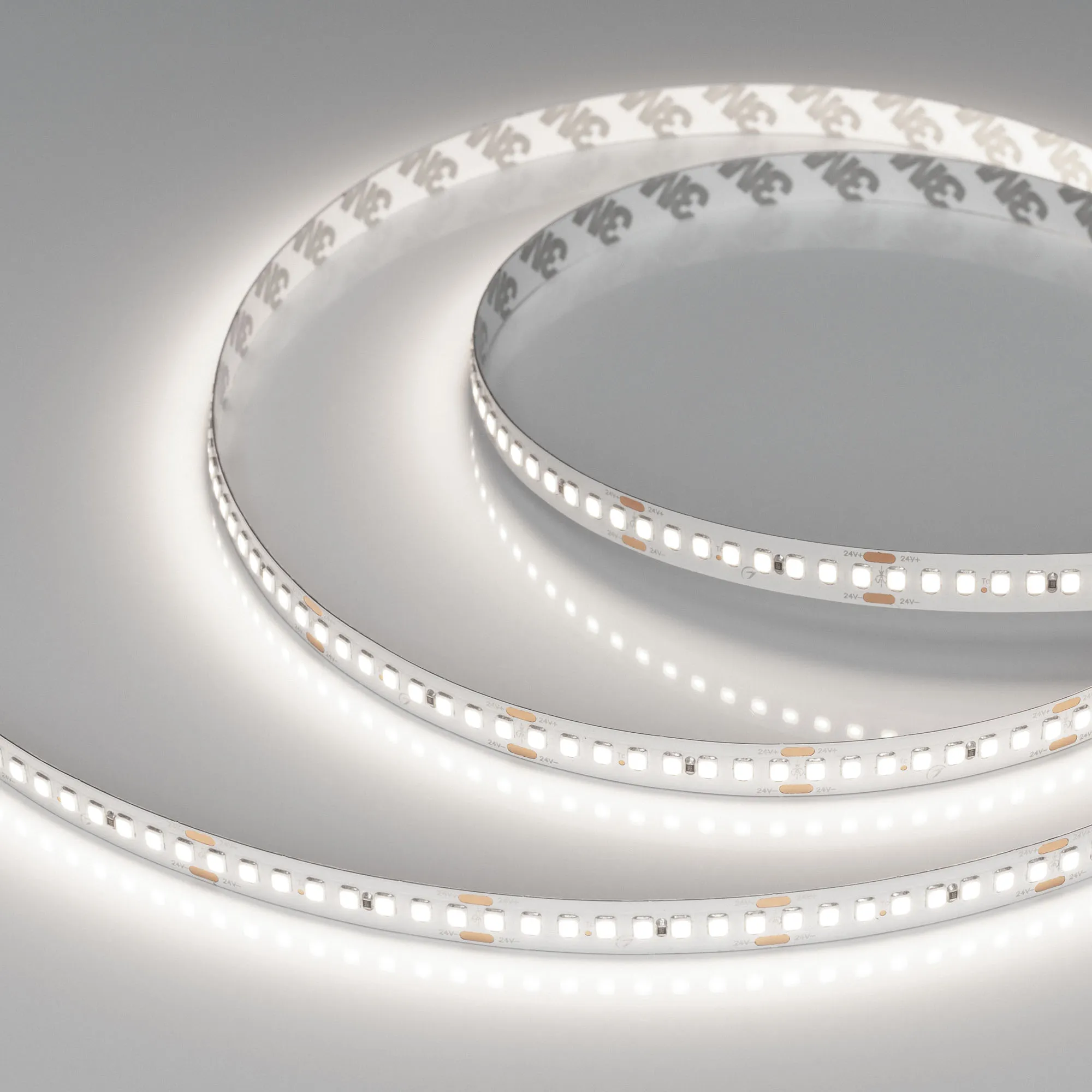 Лента светодиодная RT-A192-10mm 24V Day5000 (17.6 W/m, IP20, 2835, 5m) (Arlight, высок.эфф.150 лм/Вт) - Изображение