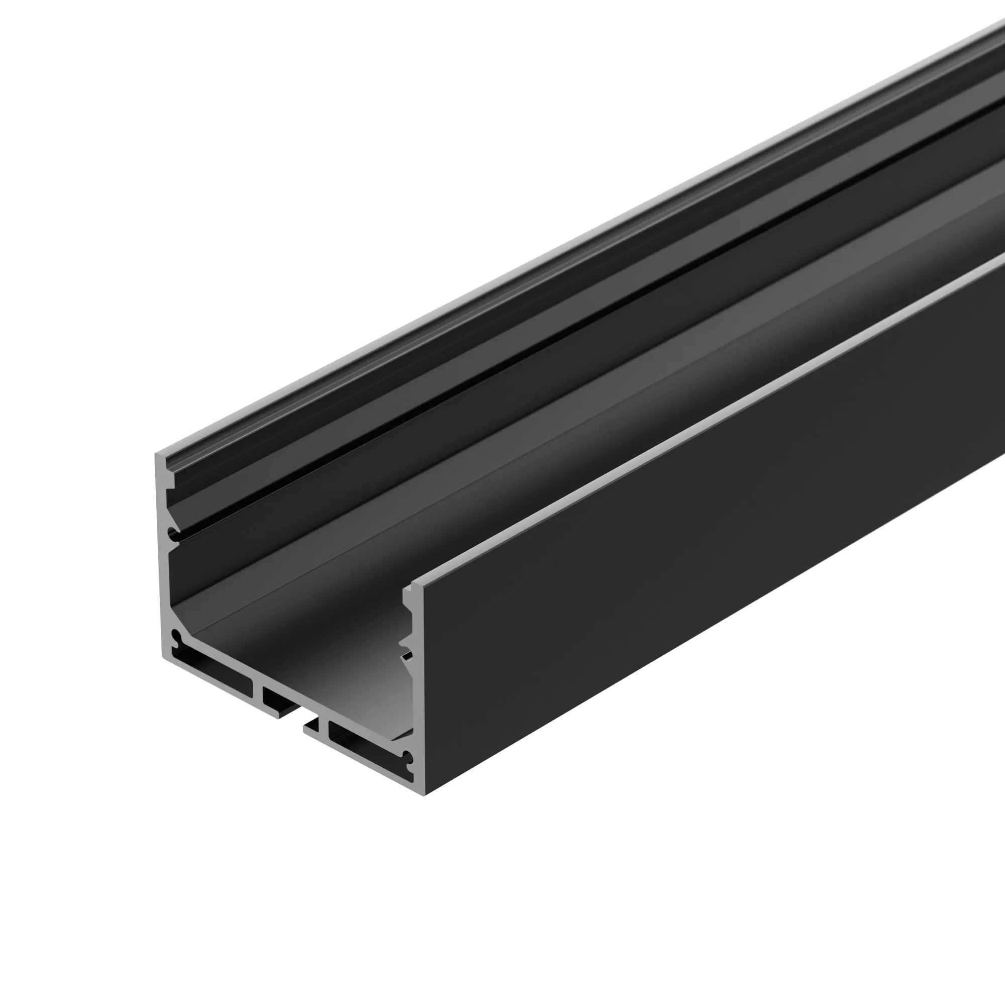 Профиль с экраном SL-LINE-4932-2500 BLACK+OPAL (Arlight, Алюминий) - Изображение