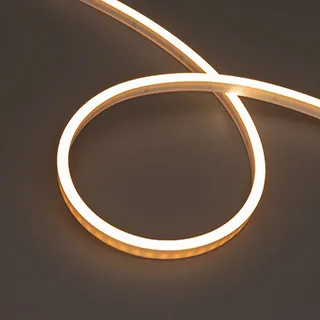 Лента герметичная WAVE-SIDE-PU-A120-06x12mm 24V Warm3000 (8 W/m, IP68, 5m, wire x2) (Arlight, Вывод боковой, 3 года) - Изображение